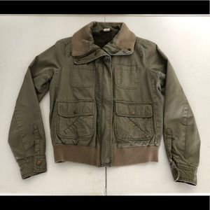 Womens J Crew Light Bomber Type Jacket